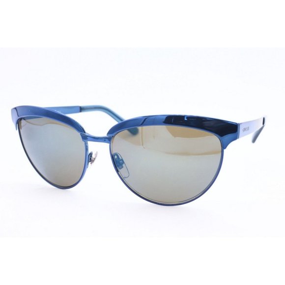 New Authentic Gucci GG 4249/S BO33U Cat Eye Blue Sunglasses Brown Lens 59mm (A) main image 5